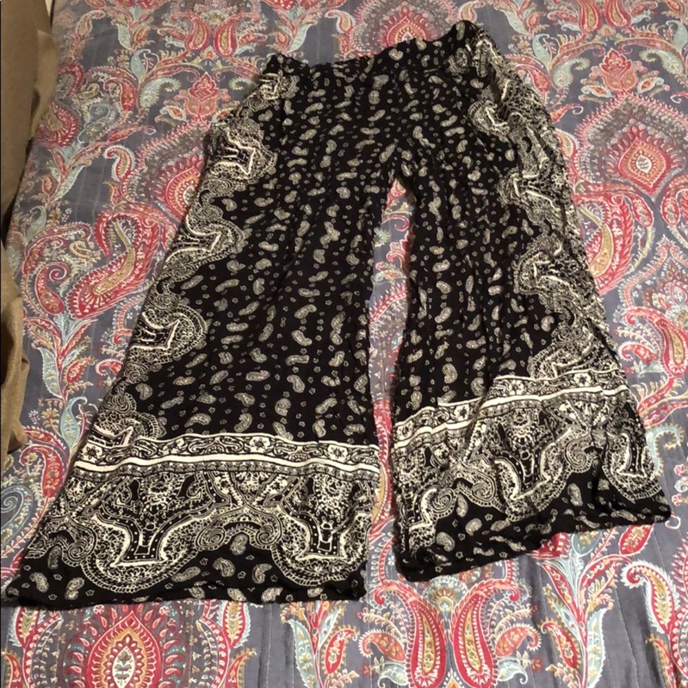 Angie Wide Leg Pull- on Pants